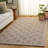 Natura Hand Woven Wool; Cotton; Recycled P.E.T Solid Color Indoor Rug-455444045