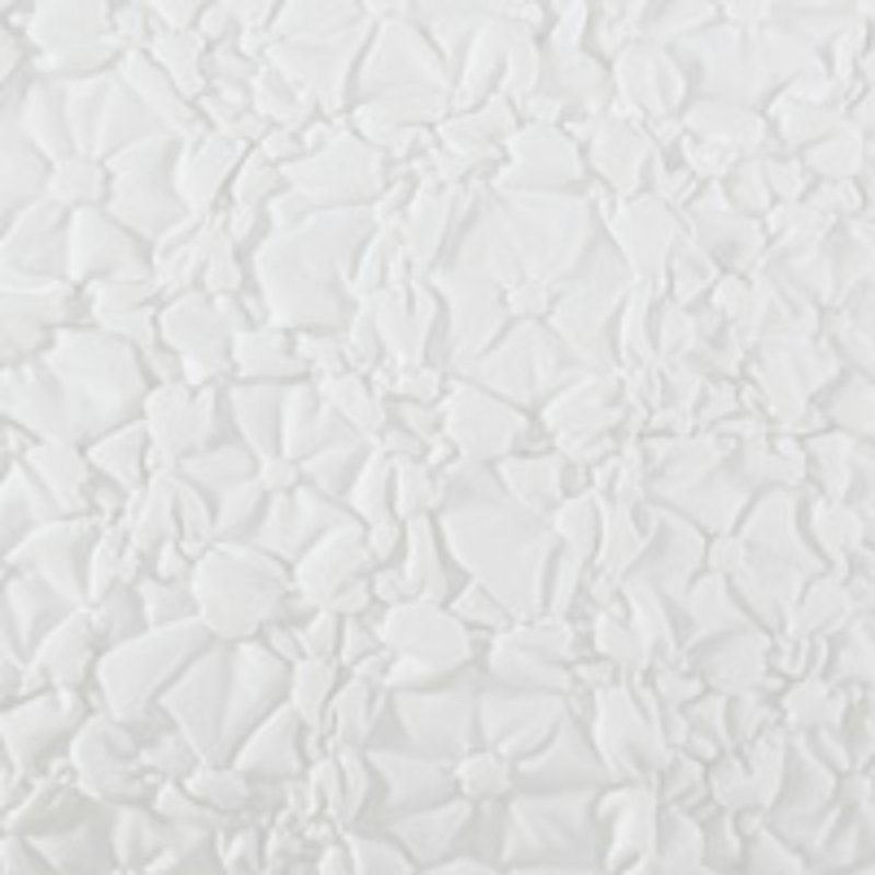 White Floral Bubble 26" x 26" Euro Sham Set