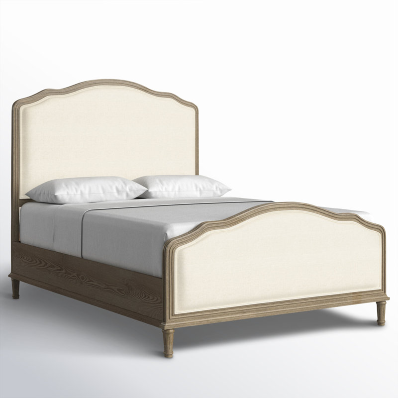 Watson Upholstered Panel Bed, Queen, Studio Gray
