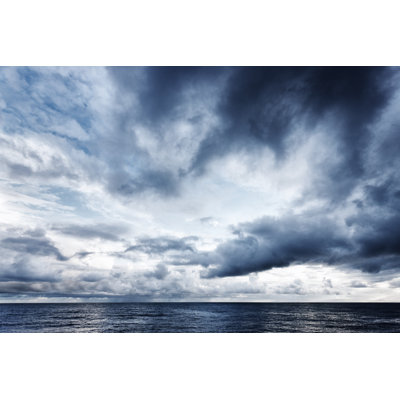 Sky over the Sea 1 Piece Wrapped Canvas Wall Art
