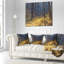 Thick Autumn Forest Woods - Coussin imprimé forêt-29456765-29456769