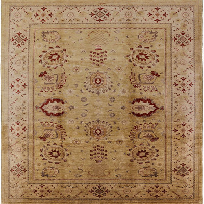 Tapis oriental beige / rouge