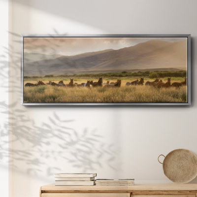 «Wild and Free I», toile encadrée