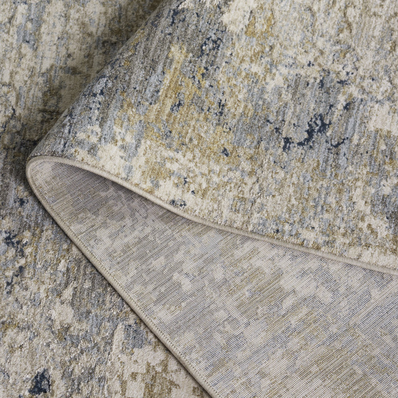 Mccuistion Treasure Performance Abstract Rug, Round 6'7"