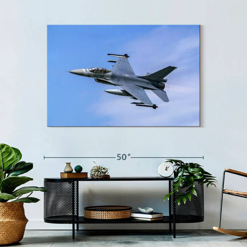 Mait Royal Netherlands Fighter Jet, 32" H x 48" W