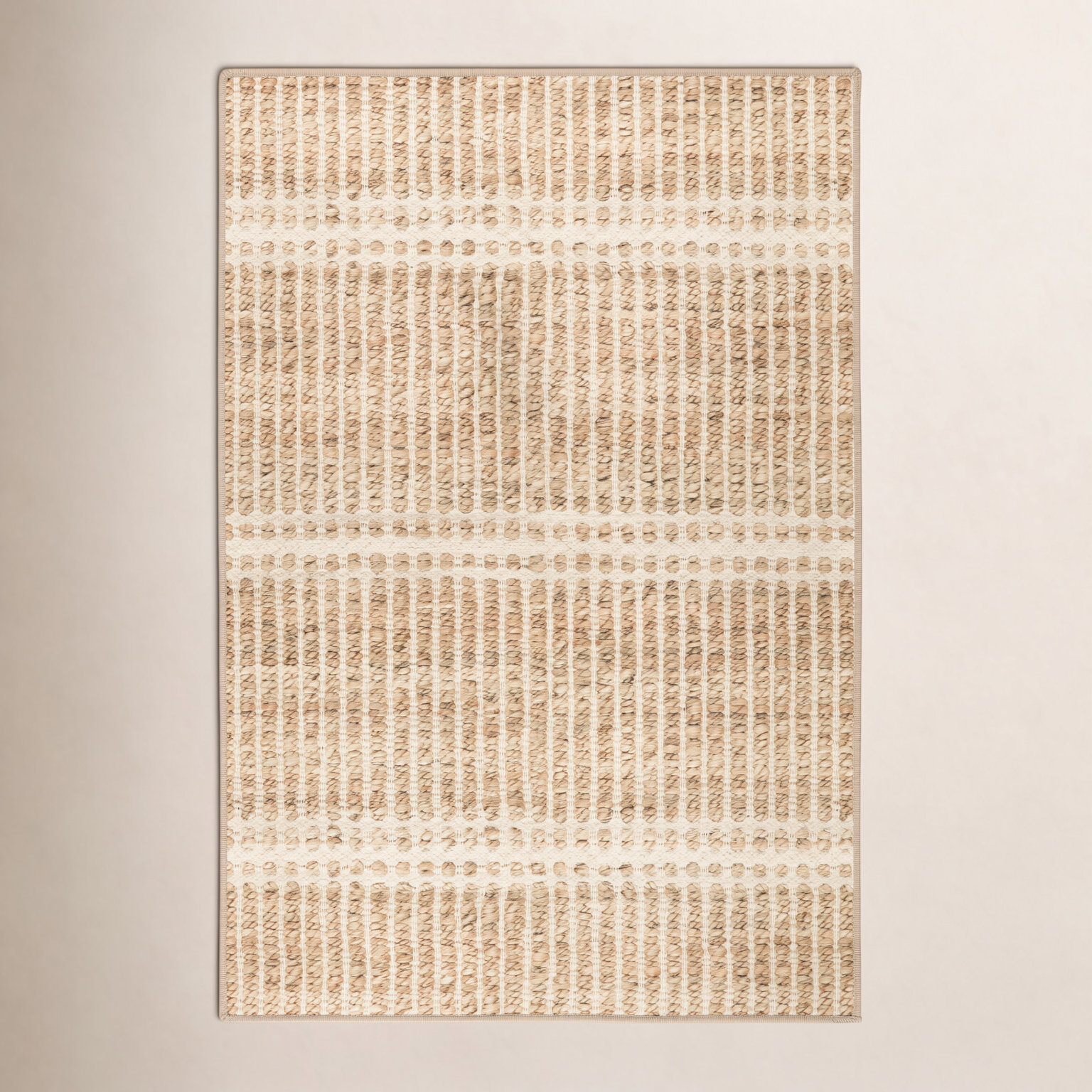 Arbor Natural Machine Washable Rug, Rectangle 3' x 5'