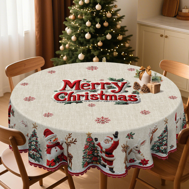 Nappe Merry Christmas Party Atmosphere Decor
