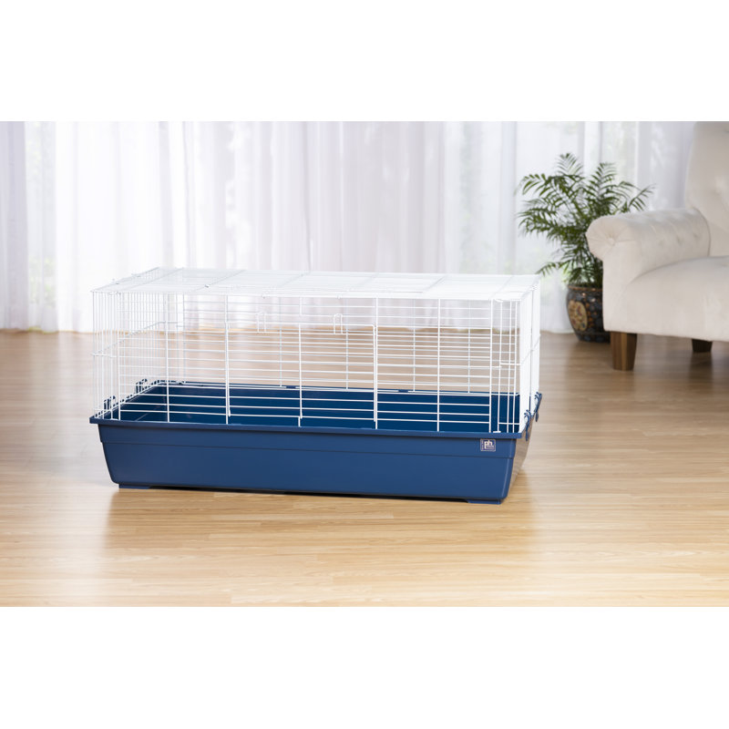 Cage pour petits animaux Niehaus, H 21,5 po x l 24,25 po x L 47,25 po, Bleu marine