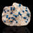 Cavansite on Stilbite from India