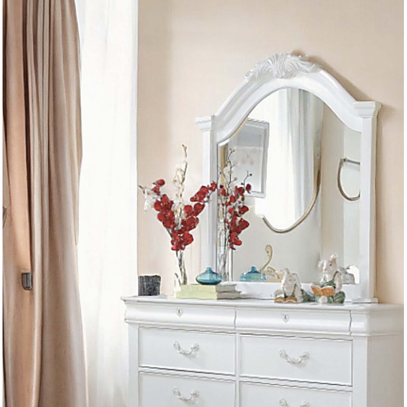 Estrella White Finish Mirror
