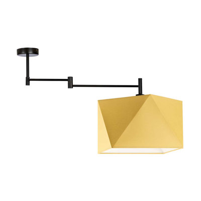 Demarie Fabric Semi Flush Mount