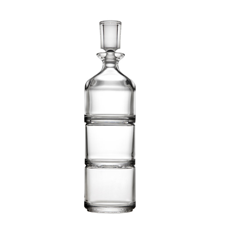 Godinger Duet Tri Stacking 3 Piece Wine Decanter Set