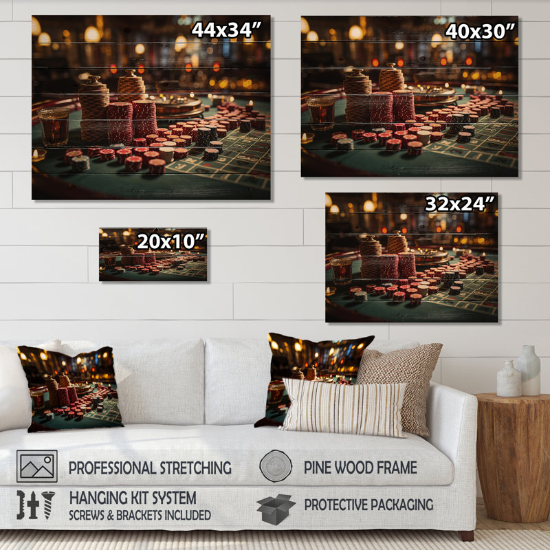 Lillie - Décoration en bois tendance sur bois de pin naturel, H 24 po x l 32 po