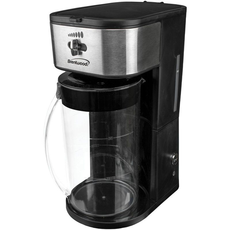 Cafetière à glacé 8 gobelets brentwood appliances, Noir