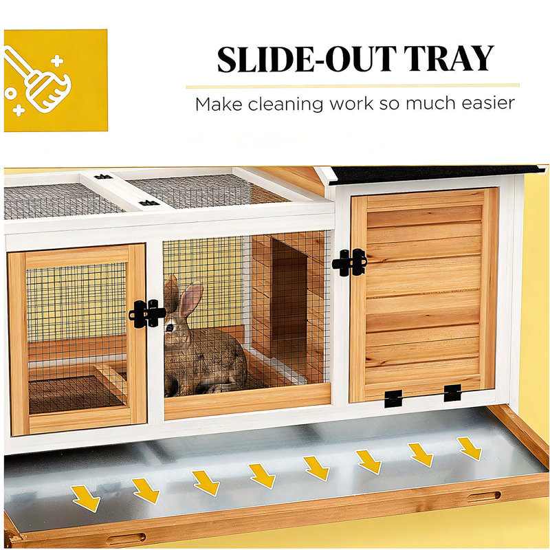 Cage pour animal de compagnie, cage à lapin en bois