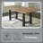 Francka Pine Solid Wood Base Dining Table