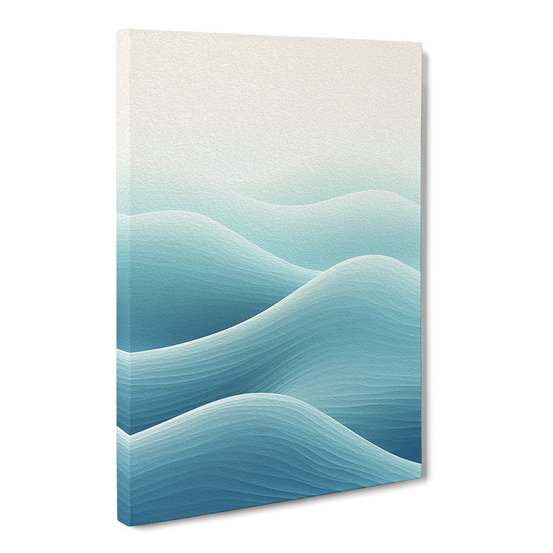 Wave Modern Minimalism No.2 - Print, 76cm H x 50cm W x 3cm D