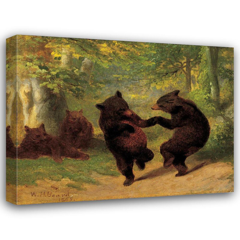 Art graphique sur toile tendue Alcott Hill® Beard, William H., H 15 po x l 18 po