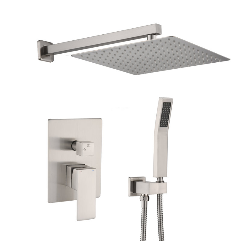 All-In-One Kit with Rough in-Valve, Brushed Nickel