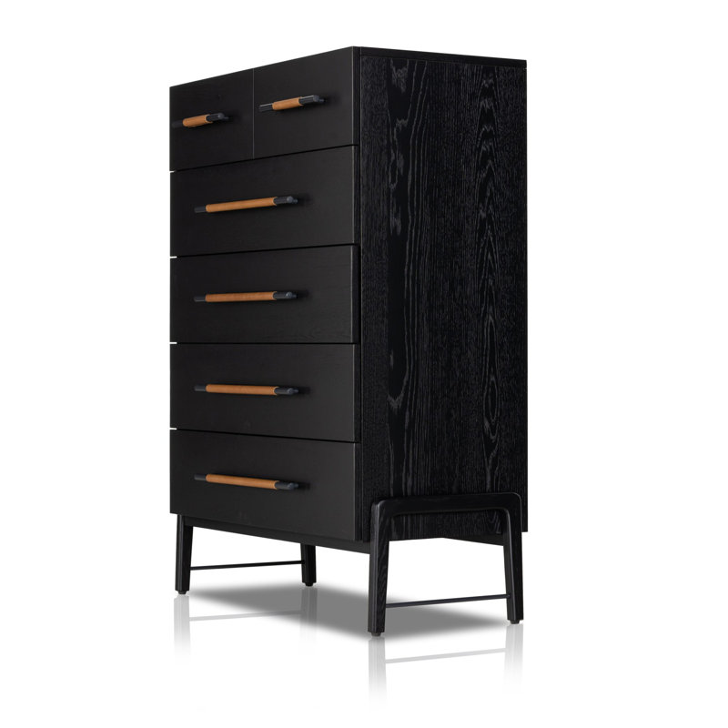 Rosedale 6 - Drawer Dresser, Ebony Oak