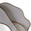 Miroir mural décoratif en bois stratifié - Miroir moderne pour salle de bain, salon et chambre à coucher - Miroir mural polyvalent et décoration murale - 39 po, ivoire