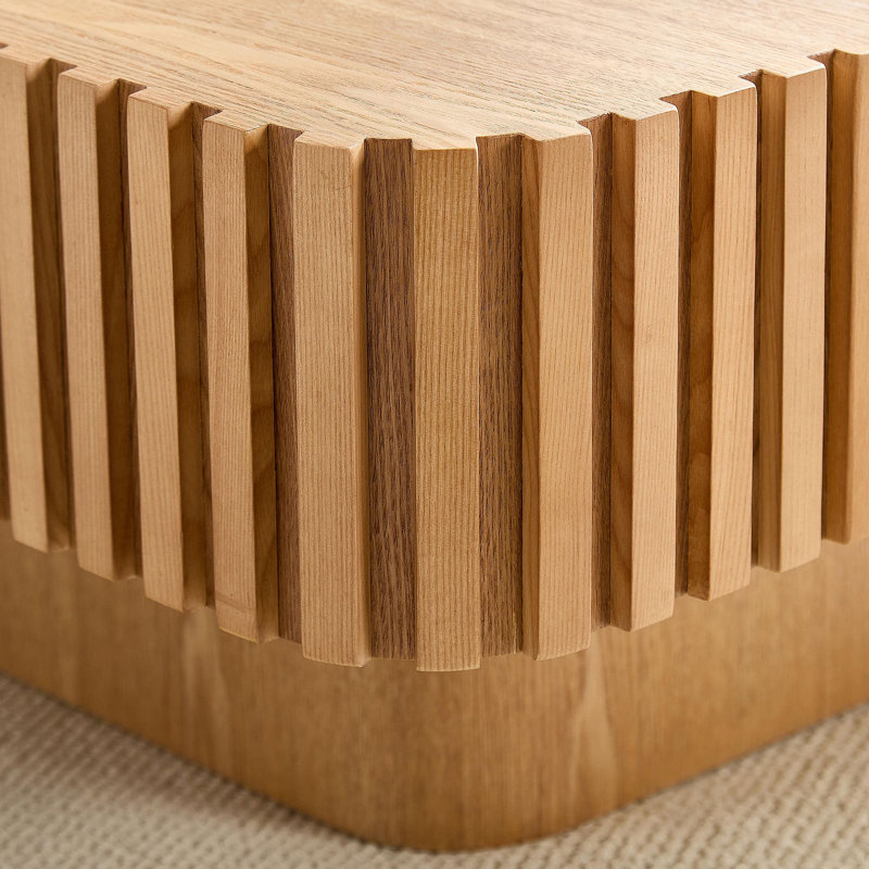 Ensemble de 2 pièces de table basse carrée 31,5 pouces Handcraft