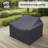 Gazel Teak Outdoor Chair Patio Cover