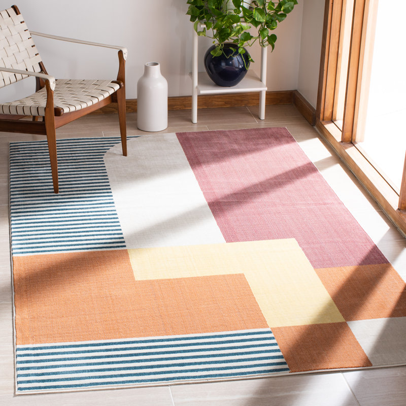 Tapis géométrique Horatio 300 Performance, Rectangle 4 pi x 6 pi