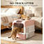 Litière compacte pour chat, litière entièrement fermée, litière pour animal de compagnie-807305722