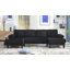 Canapé modulaire convertible en forme de U 114 "avec canapé double et méridienne double.-943651110