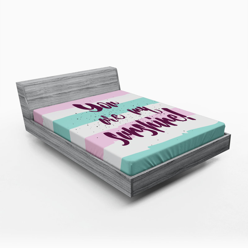 Microfiber Striped Fitted Sheet, Full Fitted Sheet