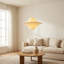 Luminaire suspendu moderne en soie blanche, plafonnier suspendu pour îlot de cuisine, chambre à coucher et salle à manger