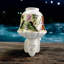 Elegant Floral and Butterfly Night Light, Hand-Finished Design with Front Switch, Perfect for Bedroom, Hallway, or Nursery