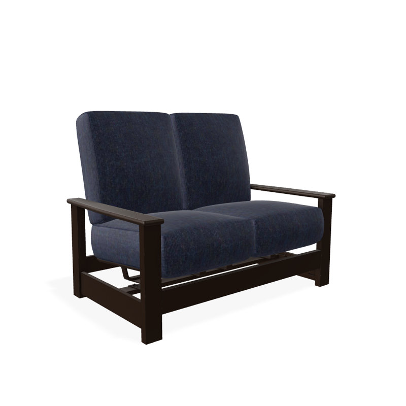 Causeuse profond avec coussins Leeward, Spectre indigo Sunbrella®, Kona