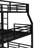 Full/Full XL over Queen over Queen Triple Bunk Bed, Heavy-Duty Metal Bunk Bed With Safety Guardrails & Noise-Reduced Design, Space-Saving For Shared Rooms, Black-1896255577