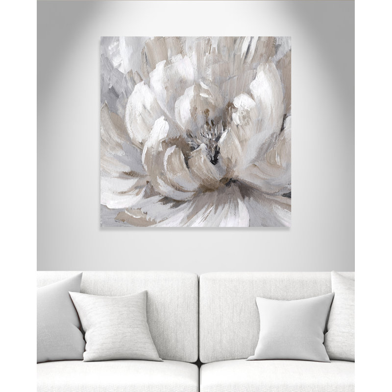 Éclat de printemps I - Peinture, Toile tendue, H 40 po x l 40 po x P 1,38 po