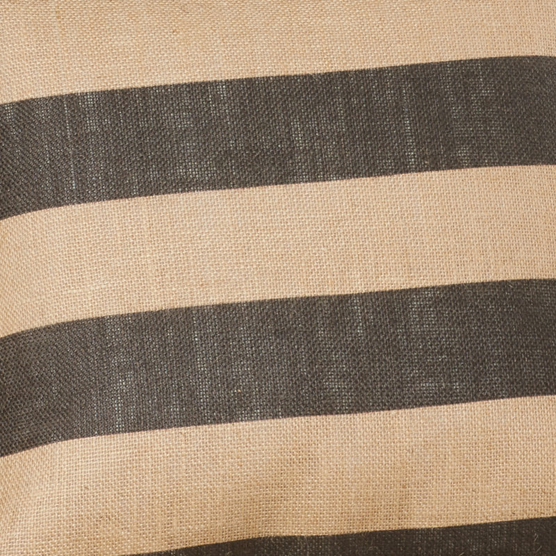 Stripe Linen Reversible Throw Pillow
