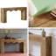 Table de canapé stable, console rustique, table d'appoint-350317051