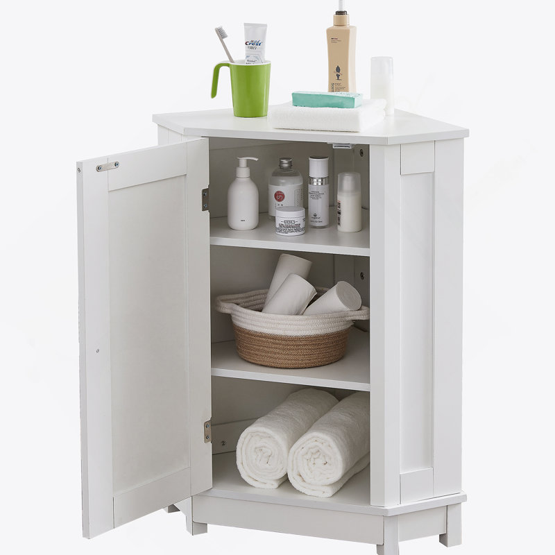 Bathroom Cabinet Triangle Corner Storage Cabinet For Efficient Organization And Stylish Bathroom Upgrade
