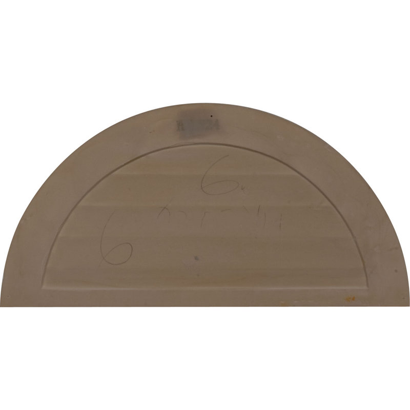 Half Round Gable Vent Louver, Non-Functional