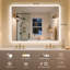 Wall-mounted Mirror with Lights – Frameless, Infinite Dimming, Anti-Fog, 3 Light Modes, Built-in Bluetooth-606773986-606773987