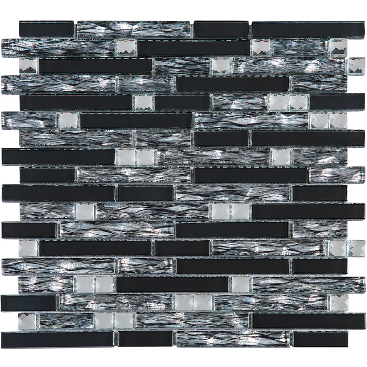 Supreme Tile Galaxy Micro-Beveled Linear Mosaic Wall Tile & Reviews ...