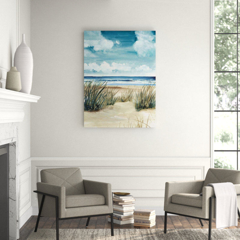 Scene Of Winter I Painting by Derek Shaw, Glass Coat, 54" H x 40" W x 1.5" D