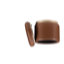 Repose-pieds de rangement rond en similicuir de 18 po Addilynne-829132623