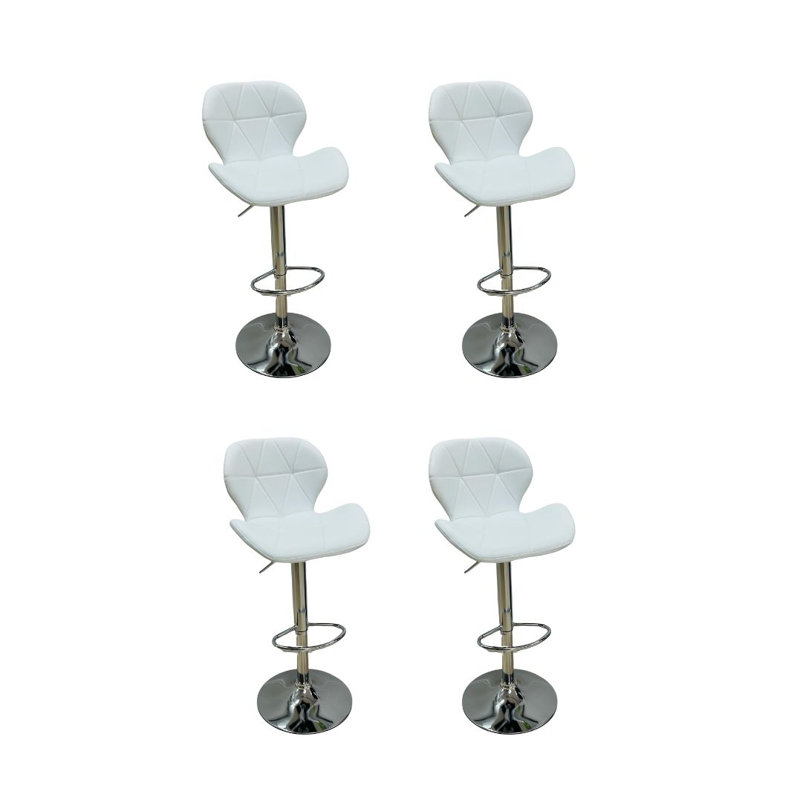 Haslett Adjustable Height Bar Stool, Gray, 2