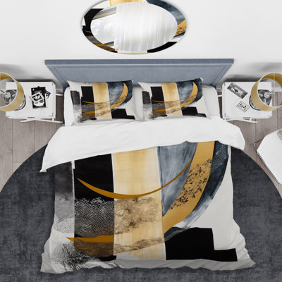 Ensemble de housse de couette Glam Art Deco Abstract I BeddingMicrofiber / Polyester
