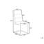 Kyler 43cm H Upholstered Cantilever Chair-36359861