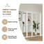 Sliding Closet Door - Full Lite Mirrored Design Sliding Interior Door With Sliding Hardware Kit