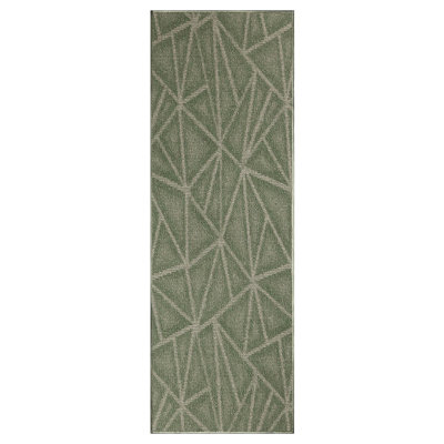 Tapis vert à motif géométrique Dibenedetto