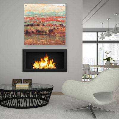 «Divided Landscape I» par Tim O'Toole, art mural en verre acrylique